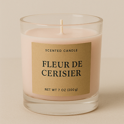 bougie fleur de cerisier