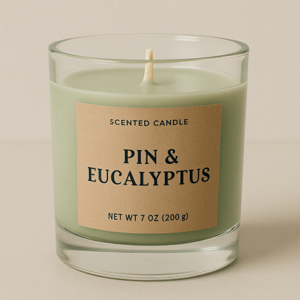 Bougie pin & eucalyptus