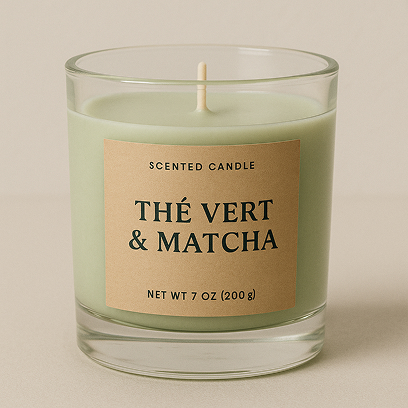 Bougie thé vert & matcha
